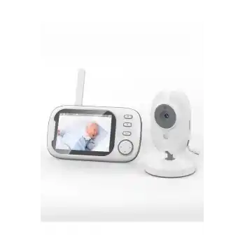 Gece Görüşlü Bebek Odası Kamera Sıcaklık Uyarısı Izleme Ekranı