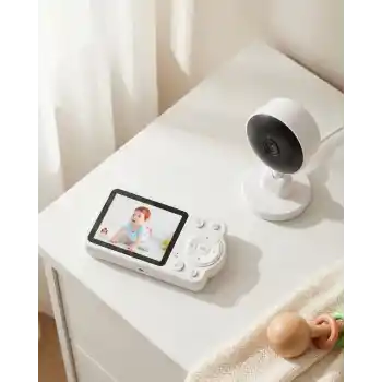 Gece Görüşlü Kablosuz Bebek Monitörü Ağlama ve Hareket Algılama