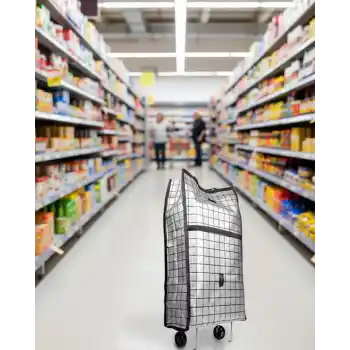 Geniş Hacimli Tekerlekli Pazar Çantası Dayanıklı ve Ergonomik