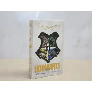 Harry Potter Hogwarts Amblemli Deri Defter