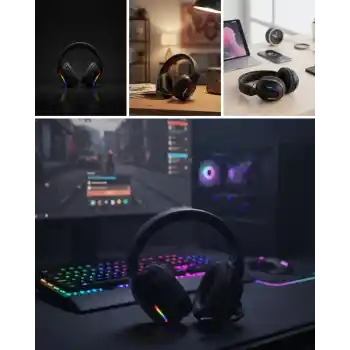 Headset Kablosuz Bluetooth 40MM Sürücülü Mikrofonlu  Kulaklığı