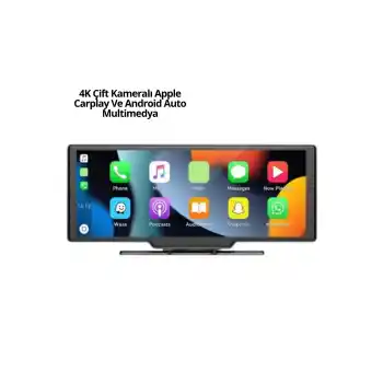 Honda Civic, Jazz, HR-V, CR-V, Nissan Qashqai, Micra, Juke,Uyumlu Kablosuz CarPlay & Android Auto Multimedya – Geri Görüş Kameralı