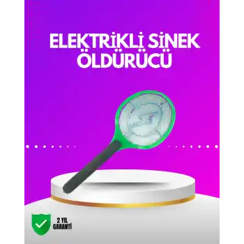 İç ve Dış Mekan Elektrikli Sinek Öldürücü | Hafif ve Ergonomik Tasarım
