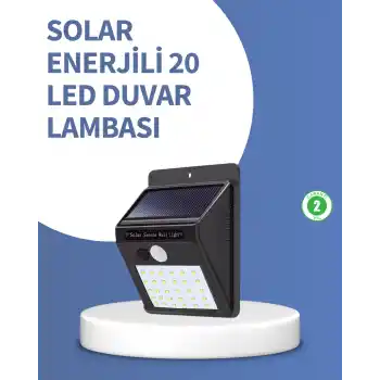 IP65 Dayanıklı Solar Enerjili Dış Cephe Aydınlatma