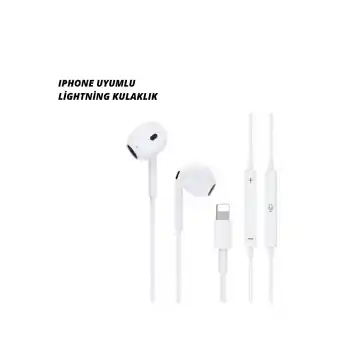 iPhone 14 ve altındaki modellerle uyumlu Kablolu kulaklık