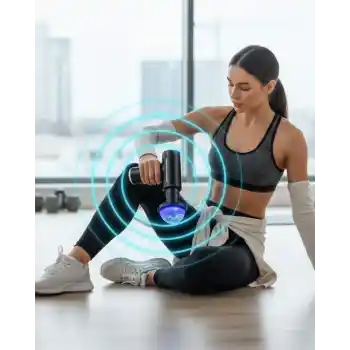 Isıtmalı Soğutmalı Masaj Tabancası 3200 RPM Sessiz Motor USB C Şarjlı