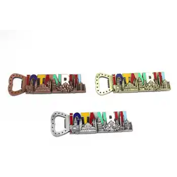 İstanbul Yazısı Metal Magnet Ve Açacak