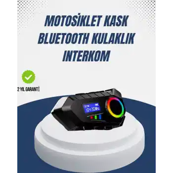 Kablosuz Bluetooth İnterkom IP65 Suya Dayanıklı 40mm HD Ses ve 40 Saat Pil