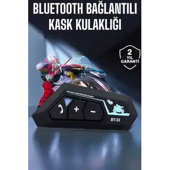 Kask Kulaklık Bluetooth Motosiklet Kulaklık Intercom Su Geçirmez
