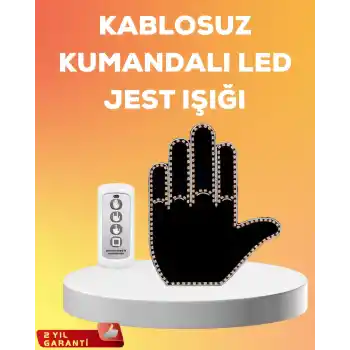 Kompakt Tasarımlı LED Jest Işığı – Selam ve Teşekkür Modları