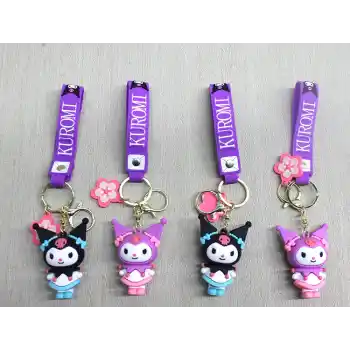 Kuromi Silikon Anahtarlık