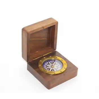 Kutulu Pirinç Pusula Model 2