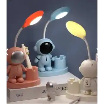 LED Astronot Masa Lambası Ve Kalemlik