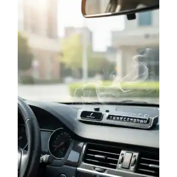 LED Işıklı Araç Ön Cam Telefon Numarası Gösterme Atı + 3 Seviyeli Hava Nemlendirici