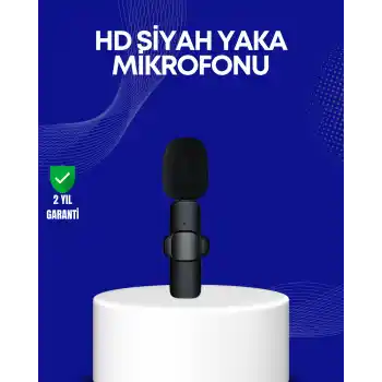 Lightning Girişli 2’li Kablosuz Yaka Mikrofonu Çift Kişilik Kayıt