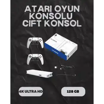 M15 Retro Konsol – 20.000 Oyunlu, Çift Gamepadli, 4K HDMI