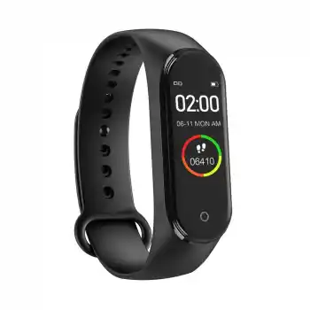 M4 Akıllı Saat Bileklik Kalp Hızı Kan Basıncı Nabız Pedometre Smart Watch