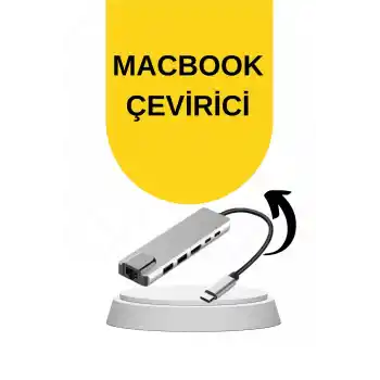 Macbook Pro/air Uyumlu USB Type-C 8 In 1 Hub Dönüştürücü Çevirici Çoklayıcı USB Hdmı Micro Sd 8 Girişli