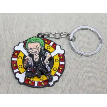 Metal Dönen One Piece Anahtarlık