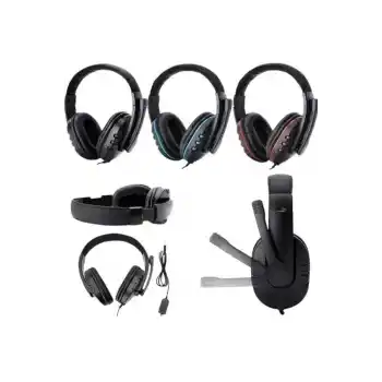 Mikrofonlu  Kulaklık  Kulaklığı Yüksek Ses Kaliteli Stereo Yumuşak Yastıklar