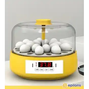 Mini Otomatik Ev Tipi Kuluçka: Papağan Bıldırcın Kuluçka Makinesi 18li Yumurtalı MX-18