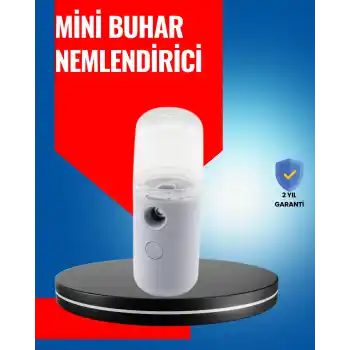 Mini Şarjlı Buhar Nemlendirici – Taşınabilir, Enerji Tasarruflu, Kablosuz Kullanım