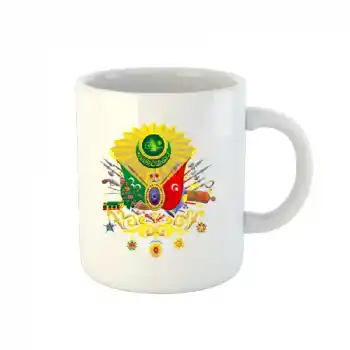 Osmanlı Armalı Kupa Bardak