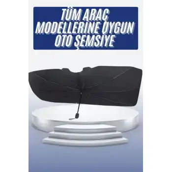 Oto Ön Cam Güneşliği Otomatik Katlanabilir Gölgelik Oto Cam Şemsiye
