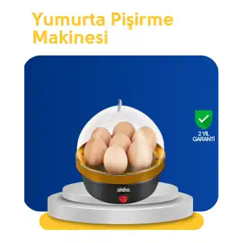 Otomatik Kapanma Özellikli Yumurta Pişirme Makinesi 7 Kapasiteli