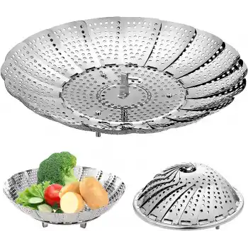 Paslanmaz Çelik Buharda Pişirme Sepeti
