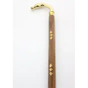 Pirinç At Büstü Baston Model 2