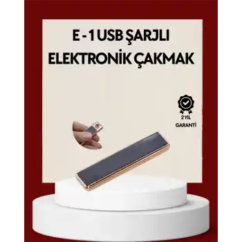 Plazma Ark Teknolojili Elektrikli Çakmak – Dokunmatik, LED Göstergeli, Şarj Edilebilir