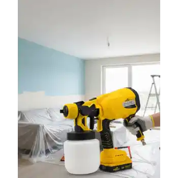 Profesyonel Akülü Püskürtme Tabanca Kablosuz Güçlü Boya Uygulama