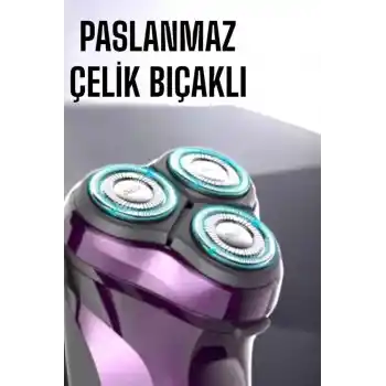 Profesyonel Şarjlı Saç ve Sakal Tıraş Makinesi Hassas Kesim