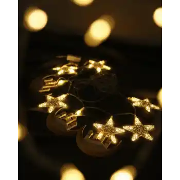 Ramazan Hilal ve Yıldız LED Işık 3 Metre Enerji Tasarruflu A++