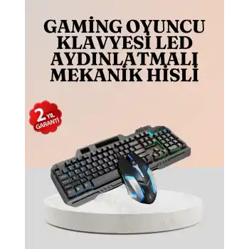 RGB Aydınlatmalı  Klavye Mouse – Mekanik Hissiyat, Maksimum Kontrol