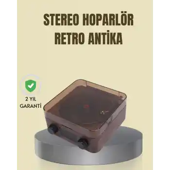 Saatli Gece Işıklı Hoparlör – Modern ve Vintage Tasarım