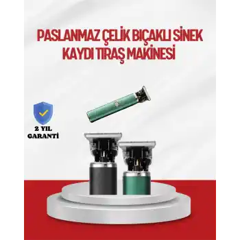 Saç Sakal Ense Paslanmaz Çelik T-Bıçak Vücut Tıraş Makinesi