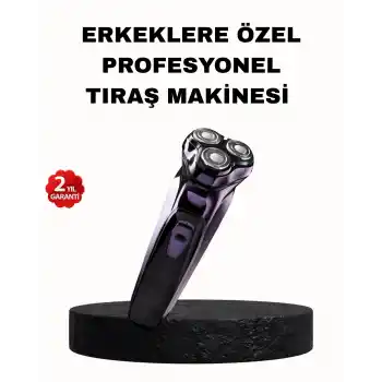 Şarjlı Saç ve Sakal Tıraş Makinesi Kablosuz Kompakt Tasarımlı