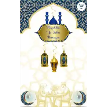 Sarkıt Ramazan Süsü Lacivert - Hoşgeldin Ya Şehri Ramazan