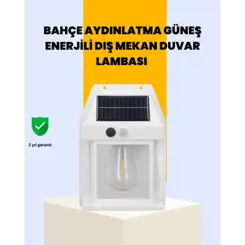 Sensörlü Solar Led Dış Duvar Aydınlatma