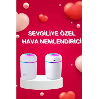 Sevgiliye Hediye Led Işıklı Hava Nemlendirici USB Şarjlı Sevgiliye Özel