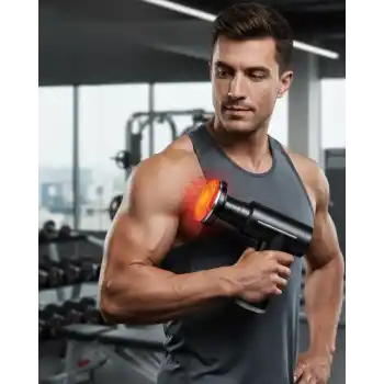 Sıcak Soğuk Terapili Masaj Tabancası Çift Fonksiyon 6 Başlıklı Şarjlı Derin Doku Cihazı