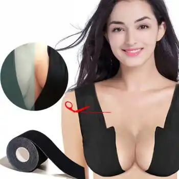 Siyah Renk Göğüs Dikleştirici Bant