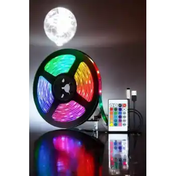 Smart Şerit Led TV Arkası Renkli Kumandalı 10 Metre