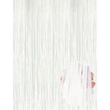 Soft Beyaz Renk Duvar ve Kapı Perdesi