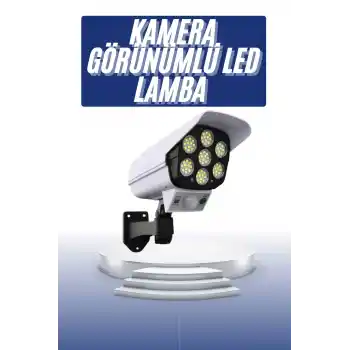 Solar Bahçe Lambası Uzaktan Kumandalı Kamera Görünümlü Hareket Sensörlü