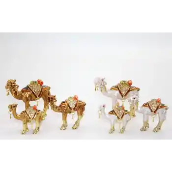 Taşlı 3lü Deve Figürü Model 3
