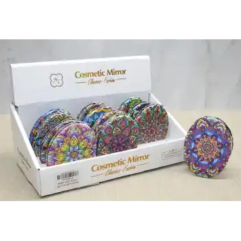 Taşlı El Aynası Oval İnce Model 3