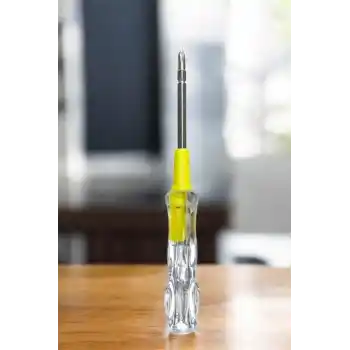 Test Cihazı Kontrol Kalemi Çift Başlıklı Şeffaf Elektrik Testi